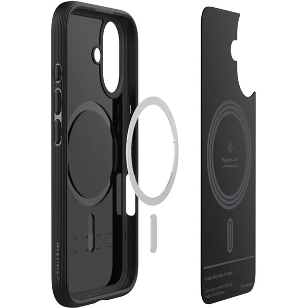Spigen Caseology Parallax MagSafe kryt iPhone 16 matte black - Puzdra - Obrázok 5e87cdfc28de4df580a30455de4a7cef