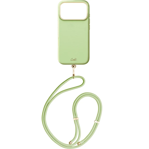 UNIQ Coehl Mirelle MagSafe kryt s pútkom iPhone 17 Pro Lint Green - Puzdra - Obrázok 5e8e925c9a4c4b7298f3412299d94479