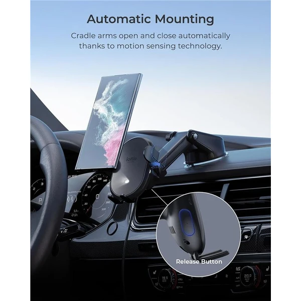 iOttie AutoSense 2 Wireless Dashboard & Windshield Mount držák do auta - Držiaky - Obrázok 5e99e3eedb2947a4b7fcb4d412bc044c