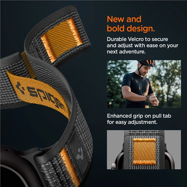 Spigen Athlex Air 2 Active remienok Apple Watch 49/46/45/44mm čierny/oranžový - Remienky - Obrázok 5ebae2d750d043fe831b72671e0337e7