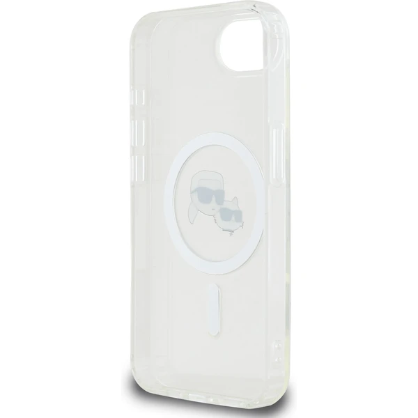 Karl Lagerfeld IML K&CH Heads kovový rám MagSafe kryt iPhone 17e/16e priehľadný - Puzdra - Obrázok 5ed37fce9ab54c8ab74d788fdcae0501