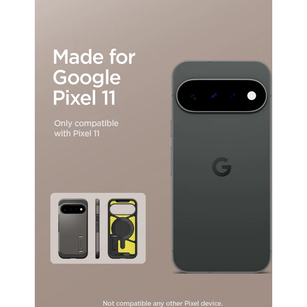 Spigen Tough Armor MagSafe, gunmetal - Google Pixel 11 - Puzdra - Obrázok 5ed39ee4699043808439b268cfcbedf2