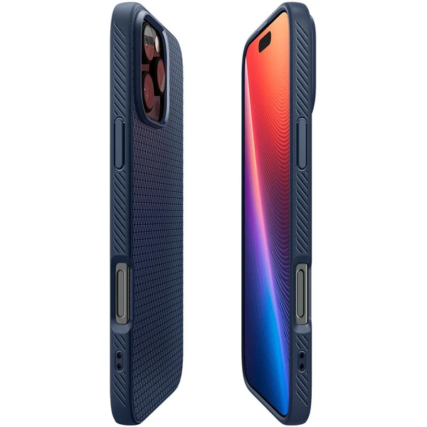Spigen Liquid Air kryt iPhone 16 Pro Max navy blue - Puzdra - Obrázok 5ed44f269e834a64b38b4a5c5297b0a8