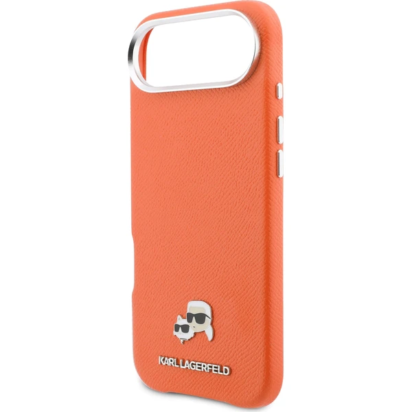 Karl Lagerfeld PU Karl and Choupette Heads Kolíky MagSafe kryt iPhone Air oranžový - Puzdra - Obrázok 5ef066e715f54bacbf0c1e0883682481
