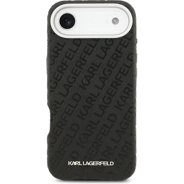 Karl Lagerfeld Grained PU Repeated Logo MagSafe kryt iPhone Air čierny - Puzdra - Obrázok 5f0be28700744cc2897919e5294ddafc