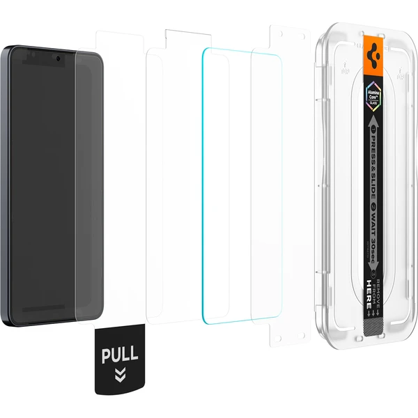 Spigen Glass tR EZ Fit Pro (Anti Reflection) sklo Samsung Galaxy S26 číre (2 ks) - Ochranné fólie a sklo - Obrázok 5f1004926b0b4a71b6c233d6f74ae19e