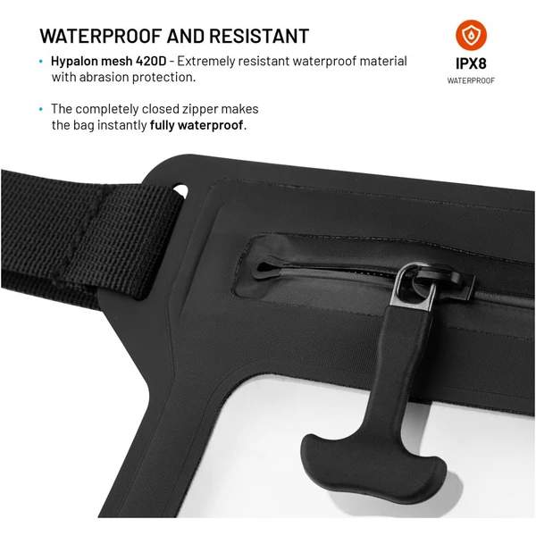 FIXED Dry Belt vodeodolné puzdro okolo pása čiernej - Puzdra - Obrázok 5f100e540e0c4b8182fdf247f891824c