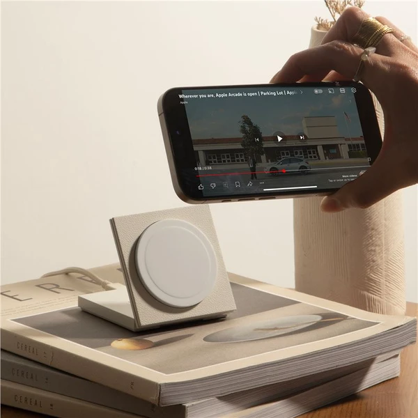 Native Union Rise Solo Qi2 (MagSafe) bezdrôtová nabíjačka sivá - Nabíjačky - Obrázok 5f10e279c8314991b2e5fd4b3ebad2c5