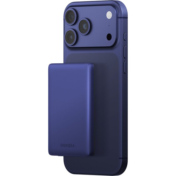 E-shop ENERGEA AluPac Mini 5K, MagSafe hliníková powerbanka, 5000mAh, indigová modrá