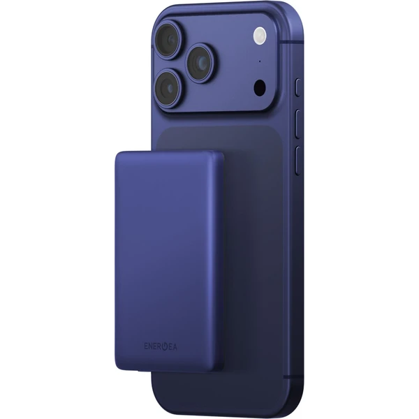 ENERGEA AluPac Mini 5K, MagSafe hliníková powerbanka, 5000mAh, indigová modrá - Powerbanky - Hlavný obrázok