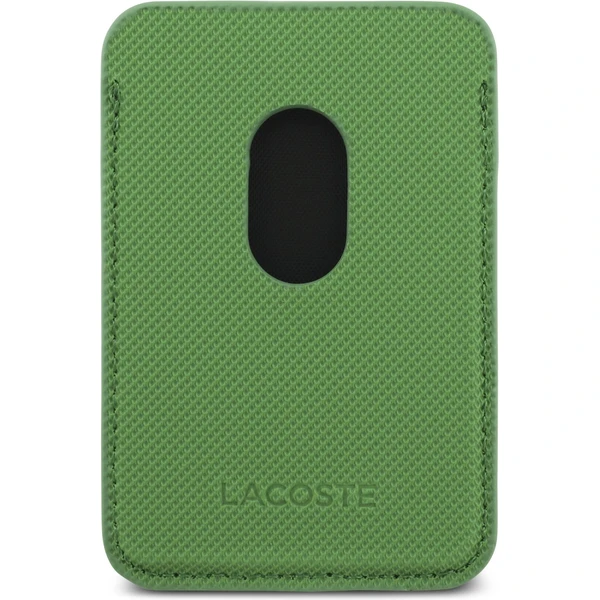 Lacoste Iconic Petit Pique MagSafe kryt + peňaženka iPhone 17 Pro Max zelený - Puzdra - Obrázok 5f3a701f1b6942eda14aaac081a785da