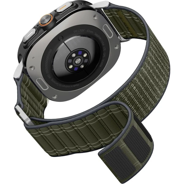 Spigen Fabric Band remienok (hook-and-loop) Samsung Galaxy Watch Ultra 47mm zelený - Remienky - Obrázok 5f3e314afe02404fb5781304d8a77050