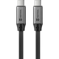Tactical Fat Man 2.0 kábel USB-C/USB-C 1m sivý - Káble a redukcie