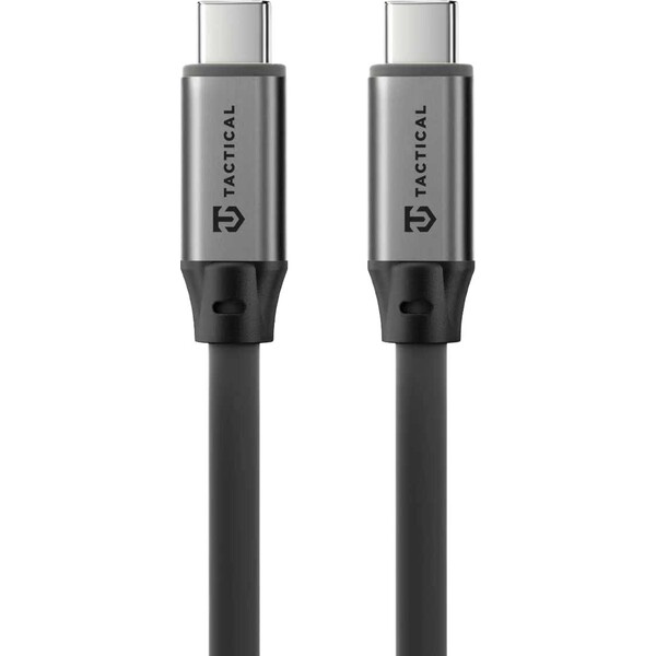 E-shop Tactical Fat Man 2.0 kábel USB-C/USB-C 1m sivý