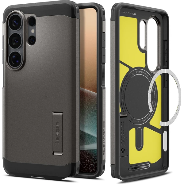 Spigen Tough Armor MagSafe kryt Samsung Galaxy S26 Ultra tmavozelený - Puzdra - Hlavný obrázok