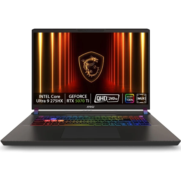 MSI Vector 17 HX AI (A2XWJG-031SK) RTX 5090 sivý  - Notebooky - Hlavný obrázok