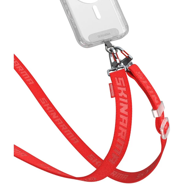 SKINARMA Scout Universal Lanyard popruh červený - Popruhy a crossbody - Hlavný obrázok