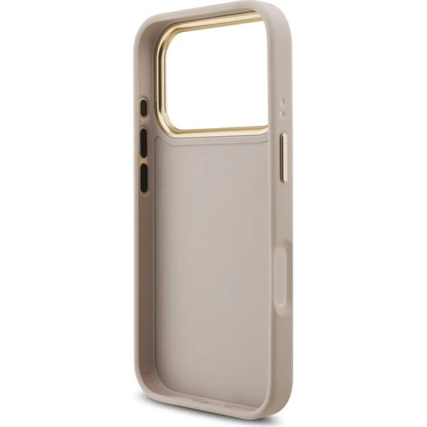 Guess PU Leather 4G Metal Logo Gold Frame Zadný Kryt pre iPhone 18 Pro Pink - Puzdra - Obrázok 5f94aa955aad404786474fc98c902a2c