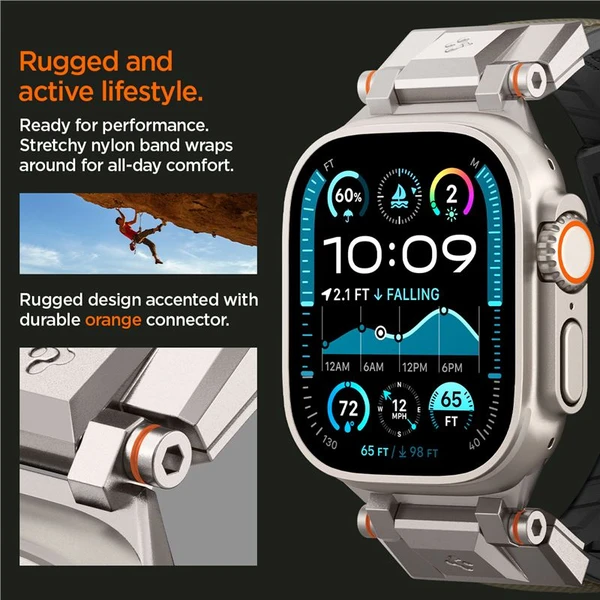 Spigen DuraPro Armor remienok Apple Watch Ultra 49/46/45/44/42mm tmavo zelený - Remienky - Obrázok 5faf4e0e22534cd8887445a87621d114