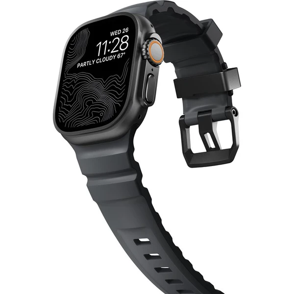 Nomad Rocky Point Band remienok Apple Watch 49/45/44/42mm čierny/tmavo šedý - Remienky - Obrázok 5fb13cefce9842d4af0b23c95dca92ca