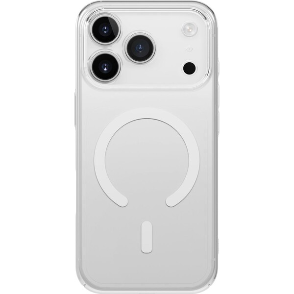 UNIQ Airsuit MagClick MagSafe kryt iPhone 17 Pro Lesklý priehľadný/biely - Puzdra - Obrázok 5fed57ff40fd4937abf39b0ab7be4ab1