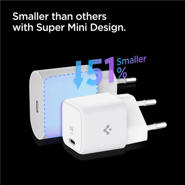 Spigen ArcStation Wall Charger (27W) nabíjačka biela - Nabíjačky - Obrázok 600341eacdbc48f8b8236b6709423331