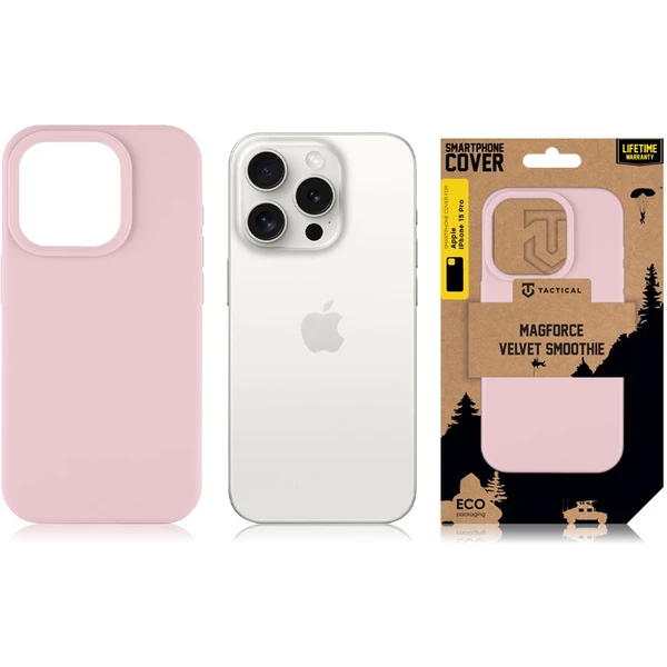 Tactical MagForce Velvet Smoothie Kryt pre Apple iPhone 15 Pro Pink Panther - Puzdra - Obrázok 60162b50f32e47a793b73983b0e77082