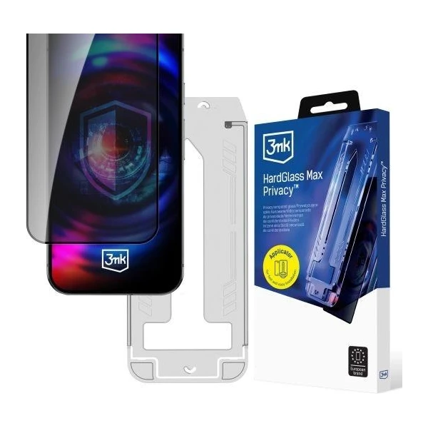 3mk Hardglass Max Privacy tvrdené sklo s aplikátorom Samsung Galaxy S25 Edge - Ochranné fólie a sklo - Hlavný obrázok