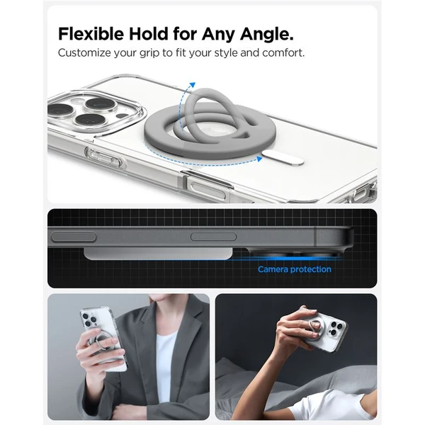 Spigen Dual Pop MagSafe Holder držiak na telefón sivý - Držiaky - Obrázok 603cab222f8b41609bec64b61baf26d3
