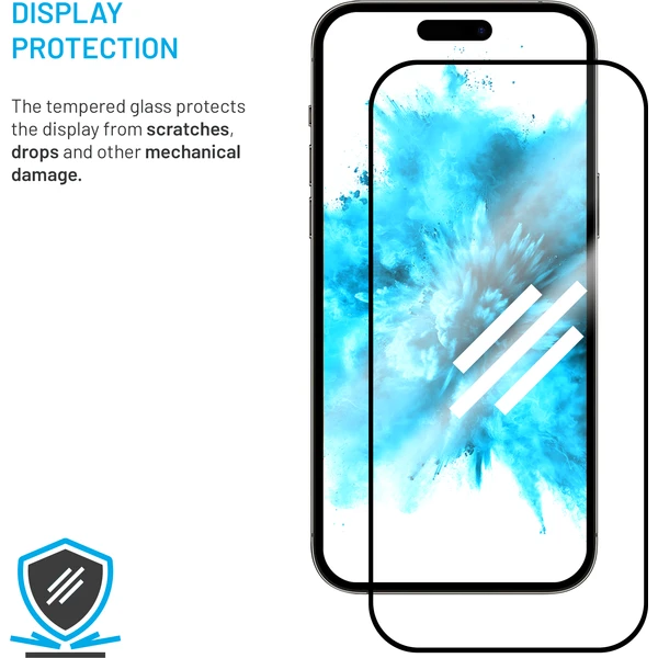 FIXED 2,5D Full-Cover ochranné sklo s aplikátorom Xiaomi Redmi A7 Pro 4G, 2 ks, čierne - Ochranné fólie a sklo - Obrázok 604ad31318b64bc0a1a50078dd69fa48