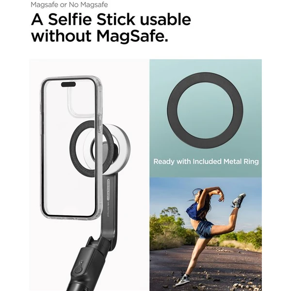 Spigen MagSafe Tripod Selfie Stick (longer version) čierna - Držiaky - Obrázok 605ffe04c81642e0b35b615974fa6f0a