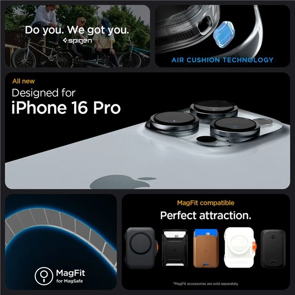 Spigen Rugged Armor MagSafe kryt iPhone 16 Pro gray - Puzdra - Obrázok 608787bc68a24eb48a780799831f1df4