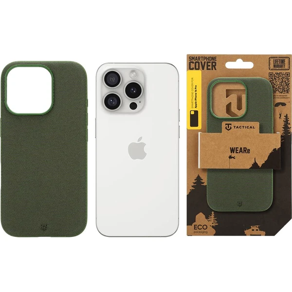 Tactical MagForce WEARe Kryt pro Apple iPhone 16 Pro Forest Green - Puzdra - Obrázok 608ce63c29354c3aaa50aca1c6d493db