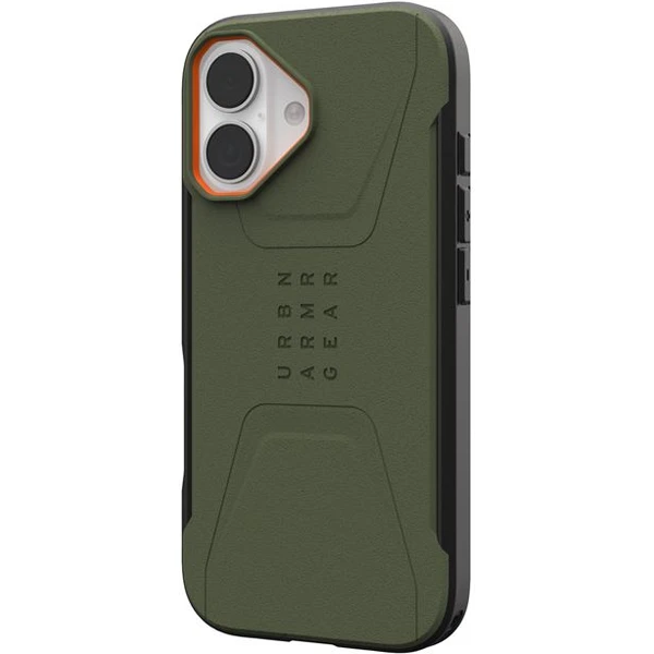 UAG Civilian Magsafe kryt iPhone 17 zelený/oranžový - Puzdra - Obrázok 609fa59842a64c4aacfe18512b84ff4f
