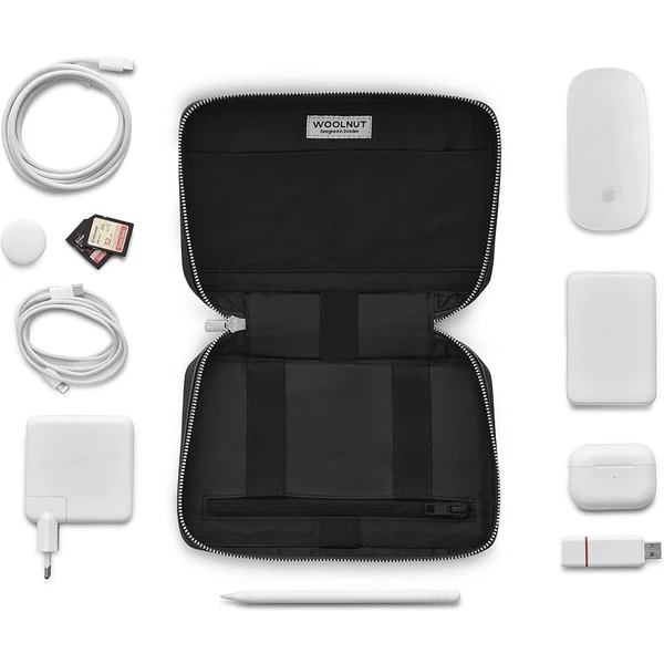 Woolnut kožený Tech Organizér čierny - Organizéry - Obrázok 60Q4000701