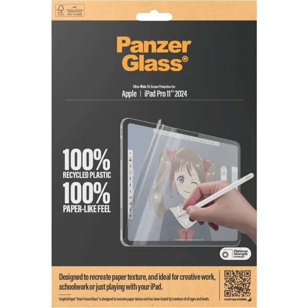 PanzerGlass GraphicPaper fólia na písanie a kreslenie Apple iPad Pro 11" (2025) - Ochranné fólie a sklo - Obrázok 60R4000J01