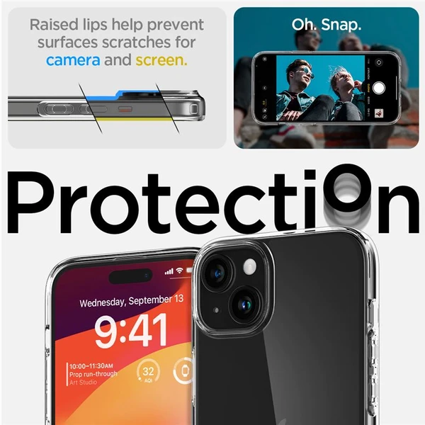 Spigen Crystal Flex kryt iPhone 15 číry - Puzdra - Obrázok 60T8000601