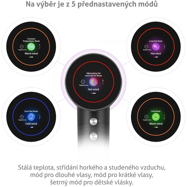 TrueLife HairDryer D9 sušič vlasov čierny - Fény na vlasy - Obrázok 60Y9000O01