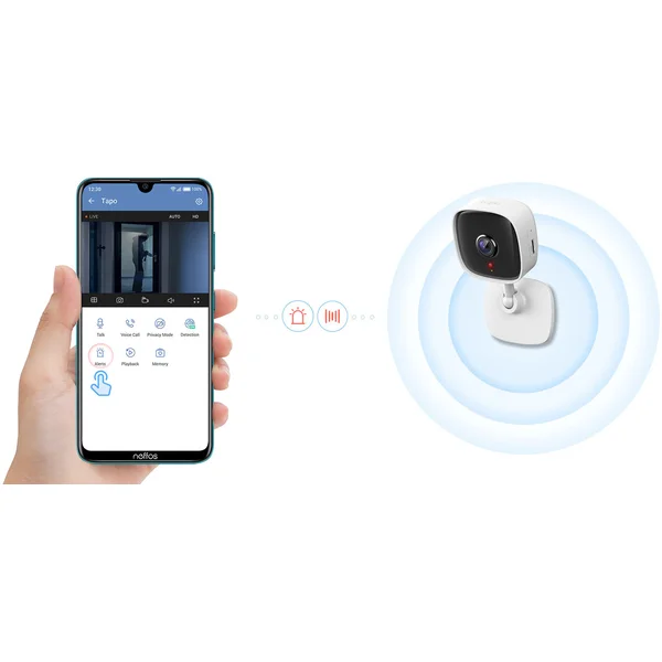 TP-Link Tapo C100 biela - IP kamery - Obrázok 60YT000501