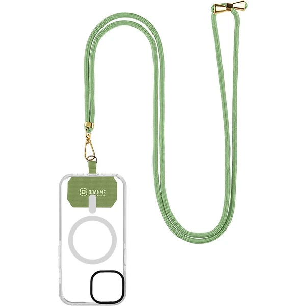 OBAL:ME NeckTag Allure popruh na telefón svetlo zelený - Popruhy a crossbody - Obrázok 60ab10748b8e445a89b234128d541906