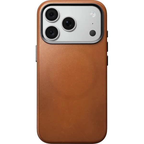 Nomad Traditional Leather (Horween) MagSafe kožený kryt iPhone 17 Pro/18 Pro Saddle - Puzdra - Obrázok 60b18219d03447b6ac5231bfe256a80e