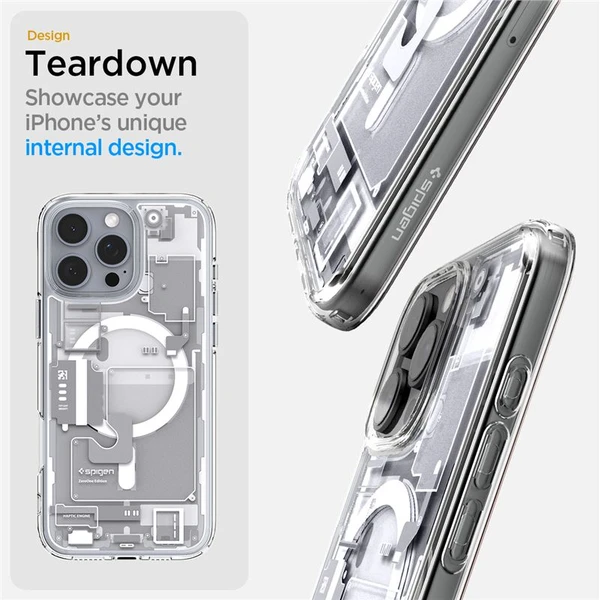 Spigen Ultra Hybrid MagSafe kryt iPhone 16 Pro Max zero one white - Puzdra - Obrázok 60bba2c2271848b1939d726aebe78f98