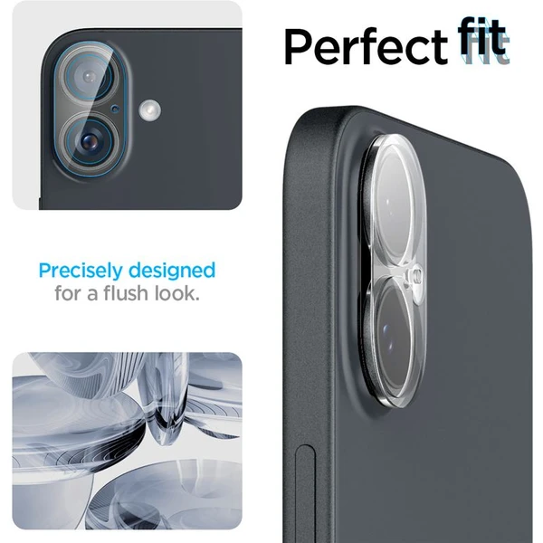 Spigen Glass tR Optik sada skiel iPhone 16/16 Plus číra (2-pack) - Ochranné fólie a sklo - Obrázok 60c06e4c5cfb4aff8a64a5f0933ea314
