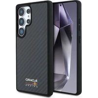 Oracle Red Bull Racing Carbon Shiny Logo MagSafe kryt Samsung Galaxy S25 Ultra čierny - Puzdra