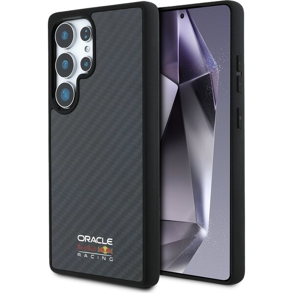 E-shop Oracle Red Bull Racing Carbon Shiny Logo MagSafe kryt Samsung Galaxy S25 Ultra čierny