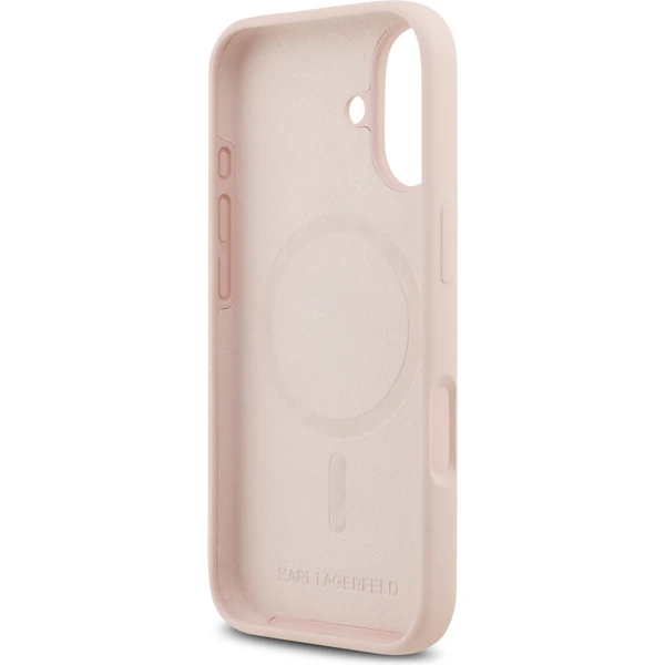 Karl Lagerfeld Liquid Silicone Karl a Choupette MagSafe kryt iPhone 17 ružový - Puzdra - Obrázok 60d2d8ba76c94d8d959ccfdd79bc7c67