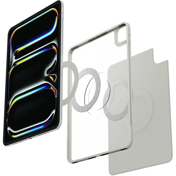 Spigen Air Skin Pro Onetap puzdro iPad Pro 13" (2025) sivé - Puzdra - Obrázok 60d77975c911474290eec294a9e6a6d9
