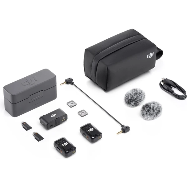 DJI Mic 2 (2 TX + 1 RX + nabíjacie puzdro) - Mikrofóny - Obrázok 6101000J01