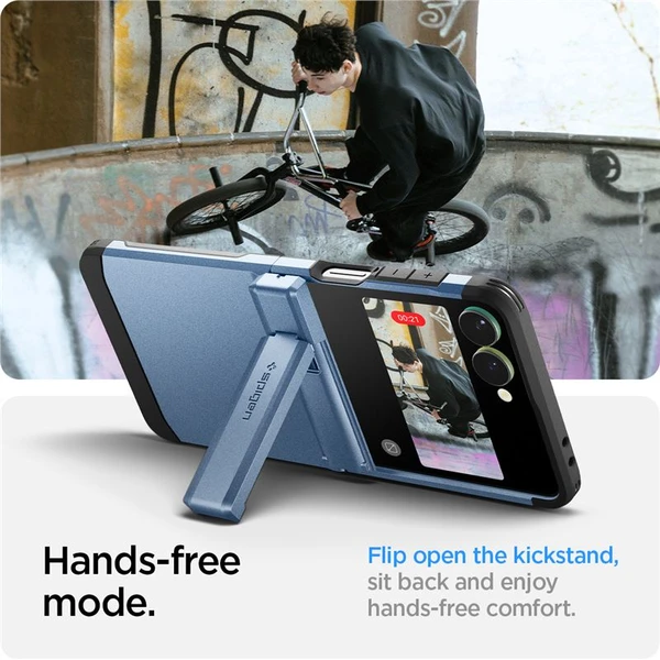 Spigen Tough Armor Pre MagSafe kryt Samsung Galaxy Z Flip7 svetlo modrý - Puzdra - Obrázok 610b46900179424cbb1a7a47d89c1ae7