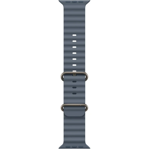 Apple Watch 49/46/45/44mm oceľovo modrý Oceánsky remienok prírodný titán - Remienky - Obrázok 611I000K01